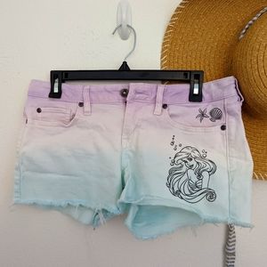 Disney Little Mermaid Ombre Shorts